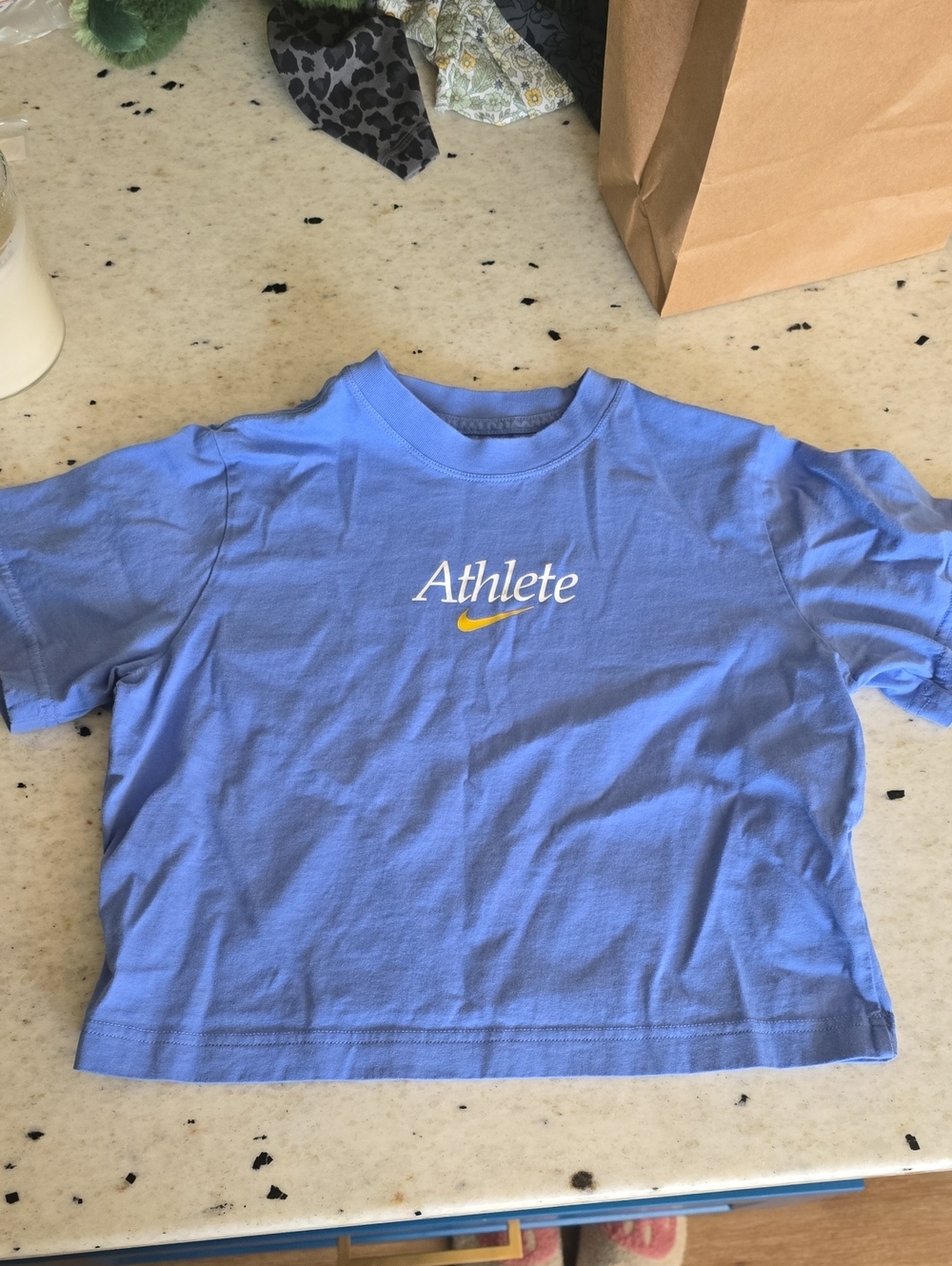 Nike Kids' Blue 'Athlete' Graphic Tee